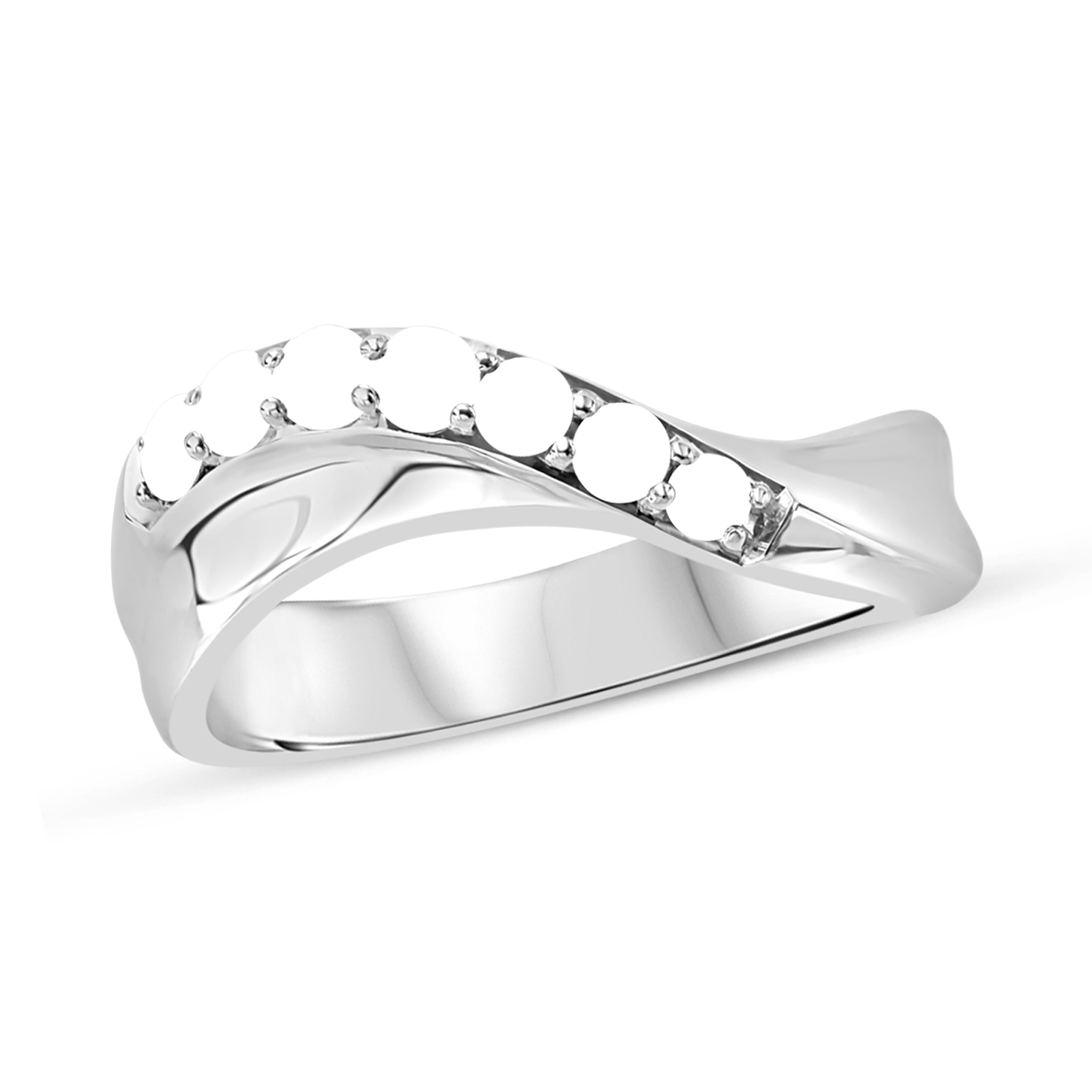 Seven stone mothers on sale ring