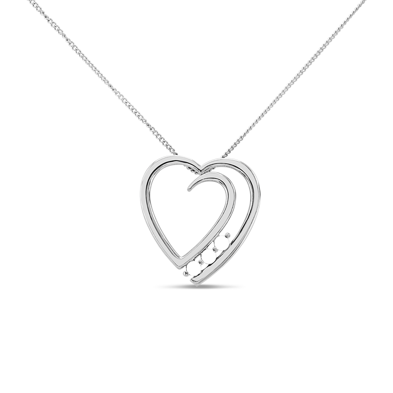 Personalised Necklace for Mum with Engraved Family Name Heart Necklace –  IfShe UK